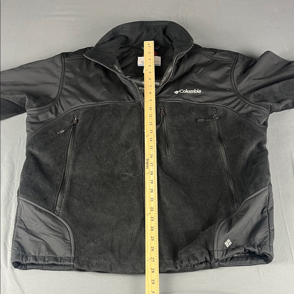 Columbia Men's Size XL Black Performance Jacket with Omni- Heat and Velcro Cuffs - Picture 13 of 14
